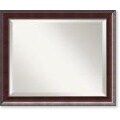 Country Walnut Wall Mirror