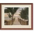 Diane Romanello Palm Promenade Framed Art Print
