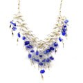 Regal Lapis and Silver Necklace/ Earring Set (Peru)