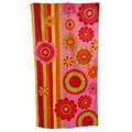 Circus Swirl Fuchsia Beach Towels (Set of 2)