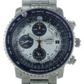 Seiko Pilot Stainless Steel Chronograph Watch