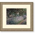Monet Artists Garden at Giverny Framed Art Print