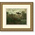 Claude Monet The Artists Garden Framed Art Print