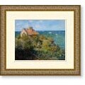 Monet Fishermans Cottage Framed Art Print