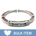 Stainless Steel Cuff with Wood Accent (Case of 2)
