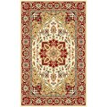 Lyndhurst Ivory/Red Polypropylene Rug (3'3 x 5'3)
