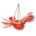 Red Cardinal Bird Feeder/ Planter