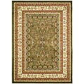 Lyndhurst Sage/Ivory Polypropylene Rug (5'3 x 7'6)