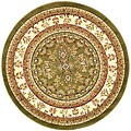 Lyndhurst Sage/ Ivory Polypropylene Rug (8' Round)