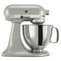 KitchenAid Mixer with Nickel Pearl Finish