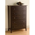 Everett Espresso 5-drawer Chest
