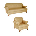 Sand Color Sofa and Chair Set