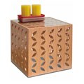 Bamboo Cube Side Table