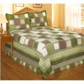 Casual Corner Cotton Patchwork Quilt Set