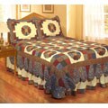 Dresden Plate Cotton Patchwork Quilt Set