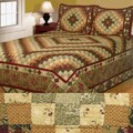 Alpine Cotton Patchwork Bedspread Set