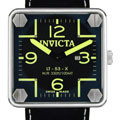 Invicta Military Square Men's Black Dial Watch