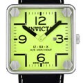 Invicta Military Square Men's Luminous Dial Watch