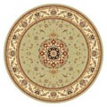 Lyndhurst Green/ Ivory Polypropylene Rug (8' Round)