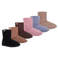BearPaw Suede 8-inch Shearling Lined Boot