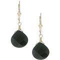 Black Onyx Briolette Gemstone Earrings