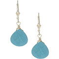 Turquoise Gemstone Briolette Earrings