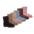 BearPaw Sheepskin 8-inch Lugged-sole Boot