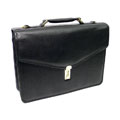 McKlein Triple Gusset Locking Laptop Briefcase