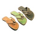 Journee Collection Bamboo Series Button Flip-flops