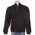 SDI Men's Ribbed Collar Quarter Zip Pullover