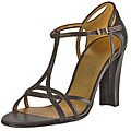 Ferragamo Black Leather Sandals