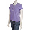Me Time Violet Bubble Bath V-neck Tee Shirt