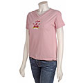 Me Time Berry Yoga V-neck Tee Shirt