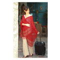 Red Inca Alpaca Wool Shawl (Peru)