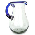 Blue Grace Glass Pitcher (Mexico)