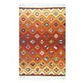 Peruvian Sunny Earth Wool Tapestry (4' x 5'3)