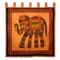 Cotton Sunshine Elephant Wall Hanging (India)