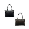 Women's Business Casual Suede Computer Tote