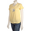 Me Time Beach Bound Butter V-neck Tee Shirt