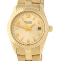Caravelle by Bulova Champagne Dial Goldtone Watch