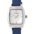 Caravelle by Bulova Blue Strap Crystal Watch