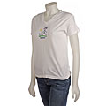 Me Time K9 Companion White V-neck Tee Shirt