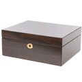 Dark Walnut Finish Wooden 6-slot Watch Box