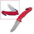 Blue or Red Folding Knife