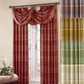 Nottingham Pleated Silk Curtain Panel (21 in. x 120 in.)