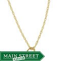 Black Hills Gold Floating Heart Necklace