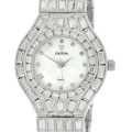 Croton Crystal Silvertone Watch