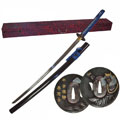 Handforged 41-inch Samurai Katana Sword with Wood Gift Box