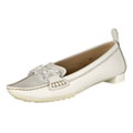 Tod's White Leather Penny Loafers