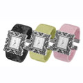 Geneva Platinum Colored Bangle Women's Fashion Watch